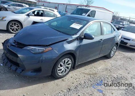 2018 Toyota Corolla Le из США, поврежденный, VIN 2T1BURHE3JC061674